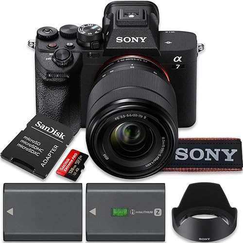Sony Alpha 7 IV Full-Frame Mirrorless Interchangeable Lens Camera with 2026 28-70mm Zoom Lens Kit (Value Bundle)