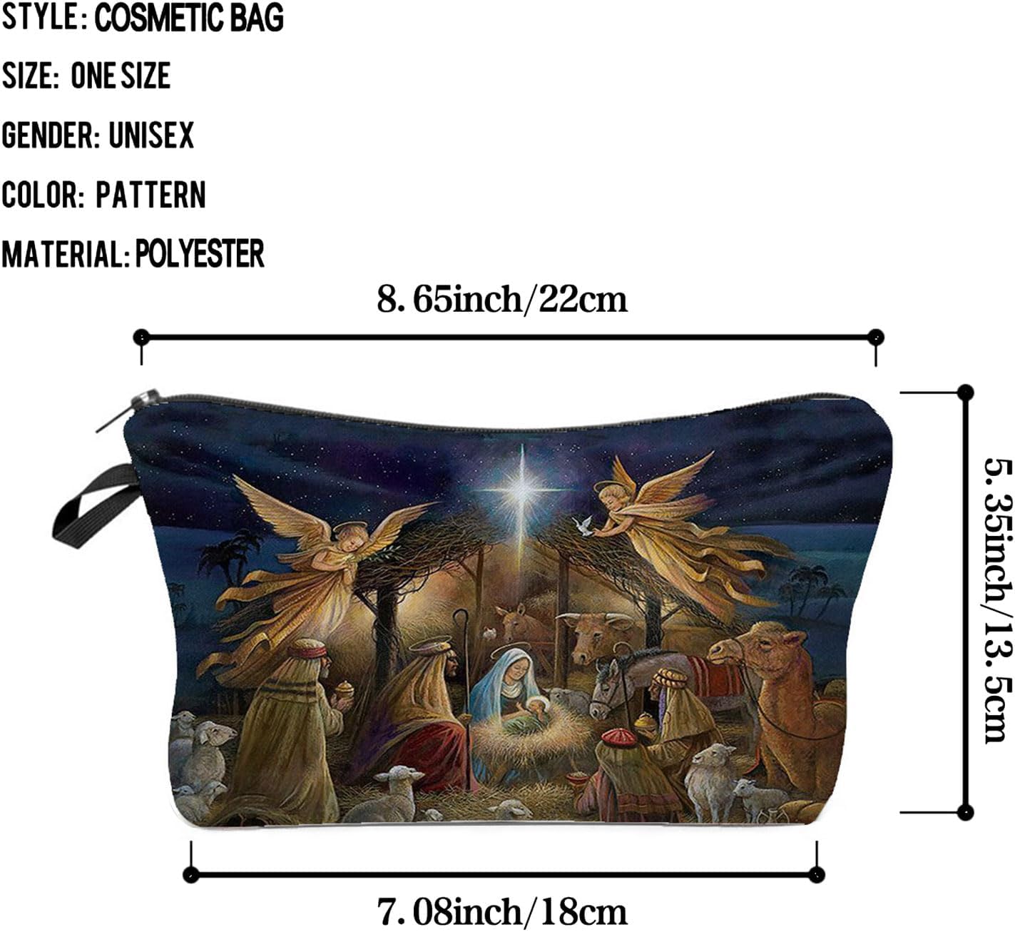 Virgin Mary Cosmetic Bag - Authentic Craftsmanship & Materials