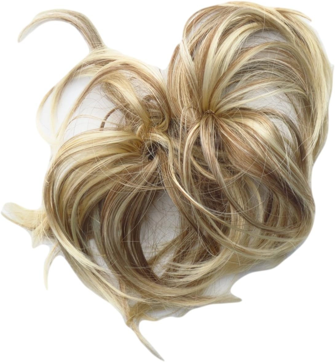SCRUNCHIE HAIR EXTENSION ASH BLONDE MIX FULLER SCRUNCHIE UP DOWN DO SUPER SPI. Synthetic