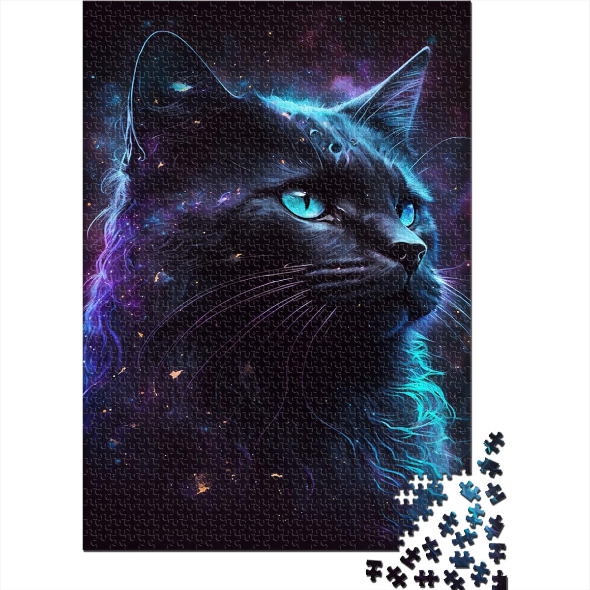Puzzle per adulti e bambini Happy Golden Hair per adulti 2000 pezzi Puzzle 70 x 100 cm Puzzle di carta grigia per adulti bambini 14+ regalo di compleanno, regali per adulti