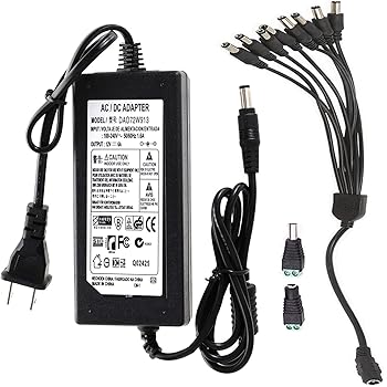 [UL Listed] ZUEXT 12V 6A 72W AC DC Switching Power Supply Adapter (Input 100-240V, Output 12 Volt 6 Amp) Wall Transformer Charger for DC 12V CCTV Camera LED Strip Light (3Ft Cord,72 Watt Max)