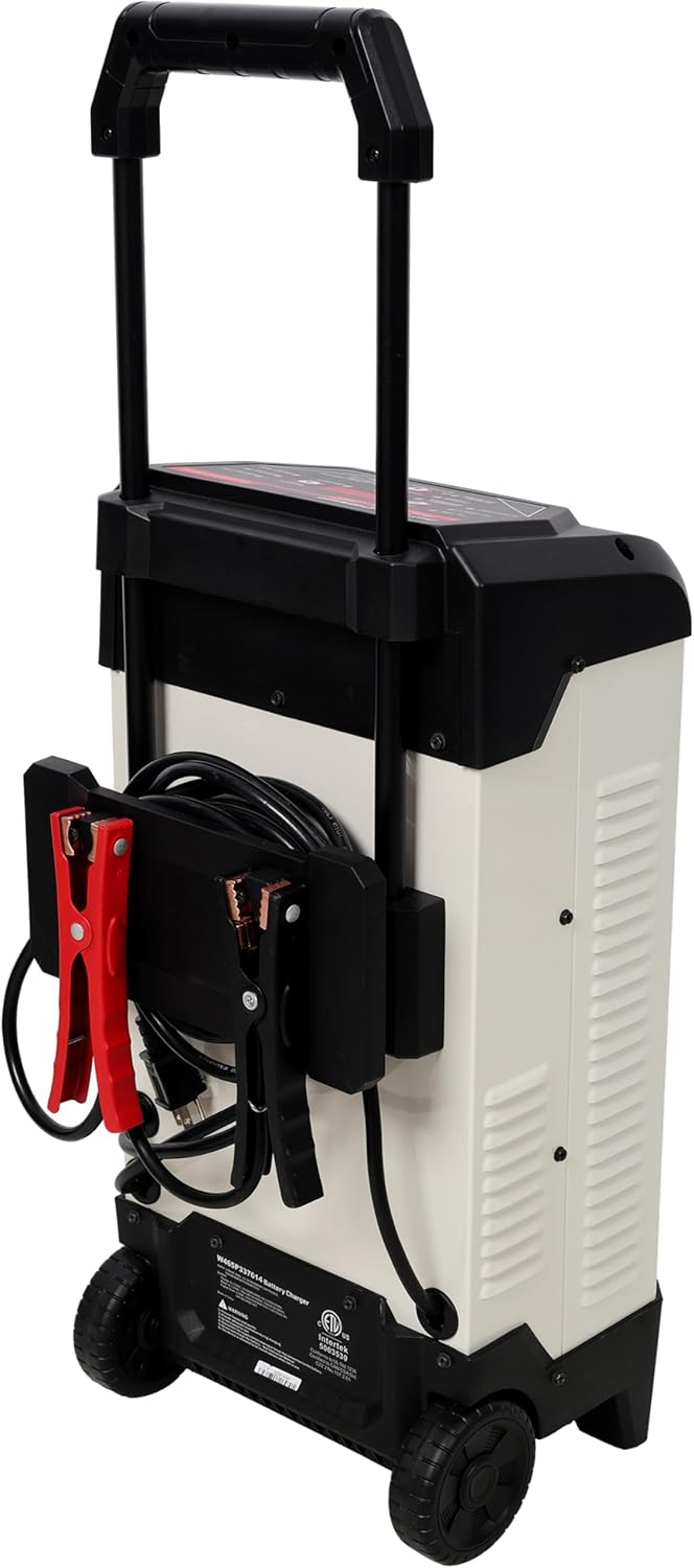 GOWE Smart Wheeling Battery Charger,120V/60Hz,250A,Automotive Battery Charger for 6V & 12V, ETL Certificate