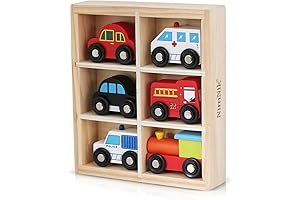 Educational Wooden Toy Cars for 3-10 Year Olds