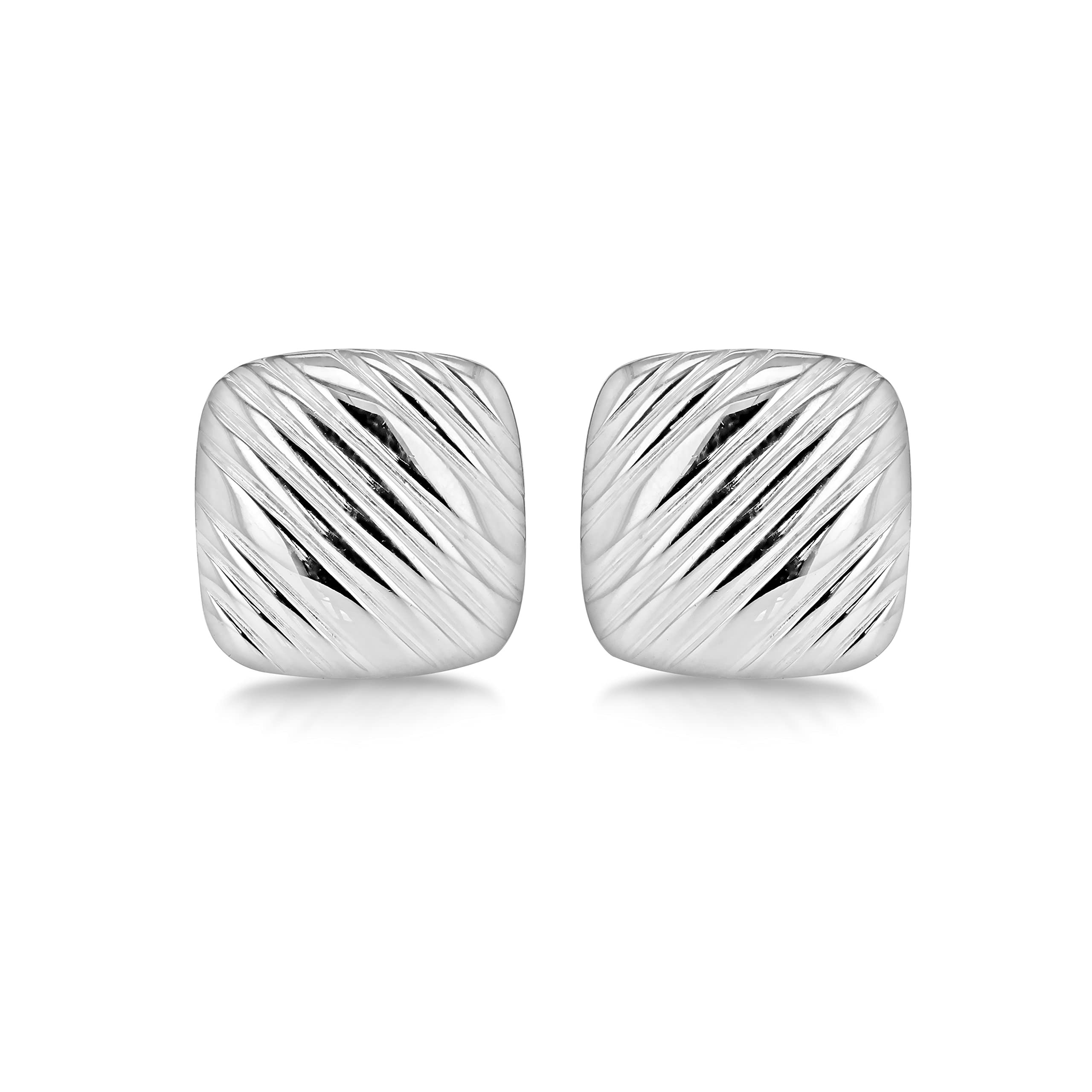 Tuscany Silver Herren Manschettenknöpfe 925 Sterlingsilber Silber - 8.74.1531