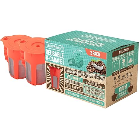 Keurig Carafe Pods: Reusable K-Carafe Filters for 2.0 Brewers