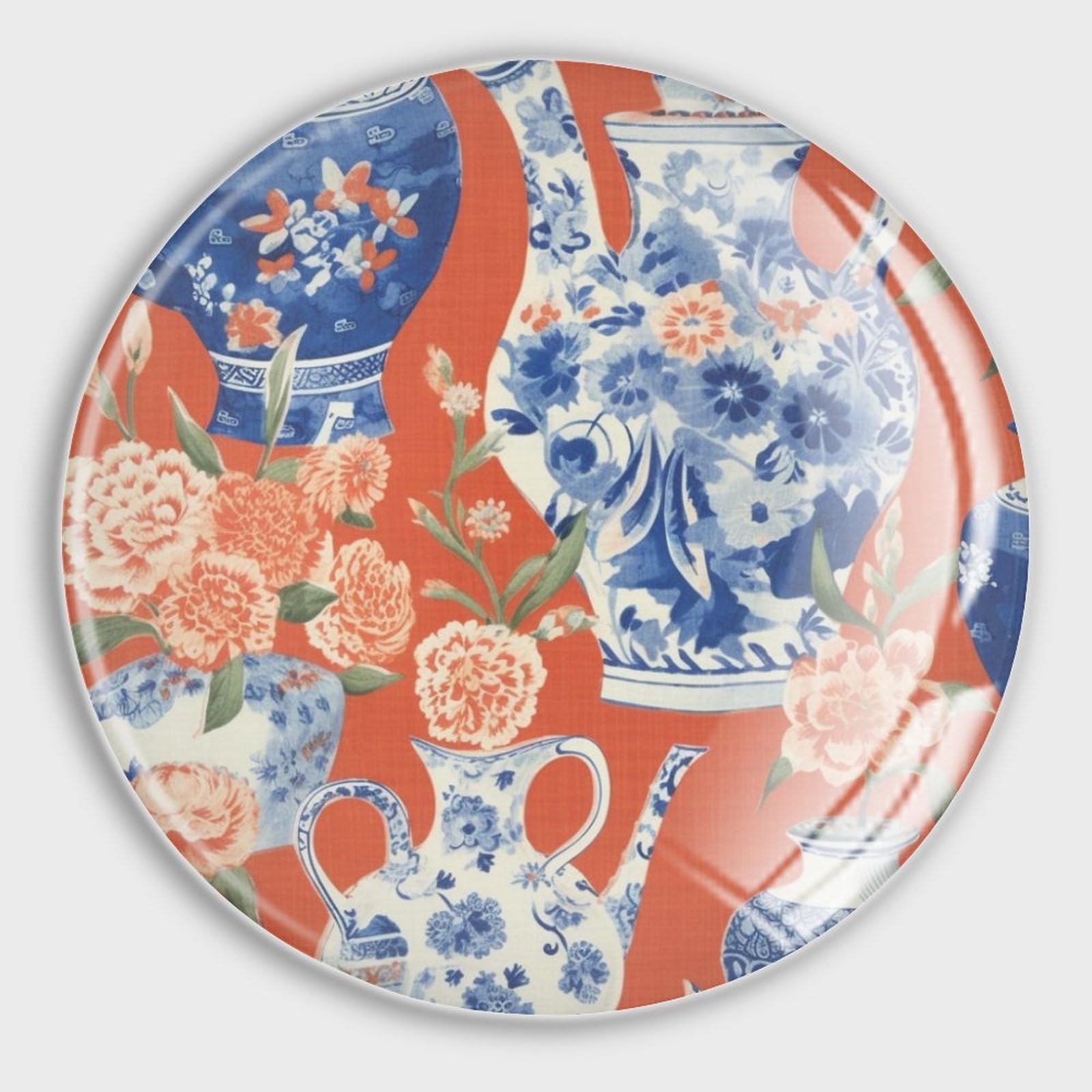 Aimants élégants de style Chinoiserie en verre de qualité supérieure pour casier et tableau blanc