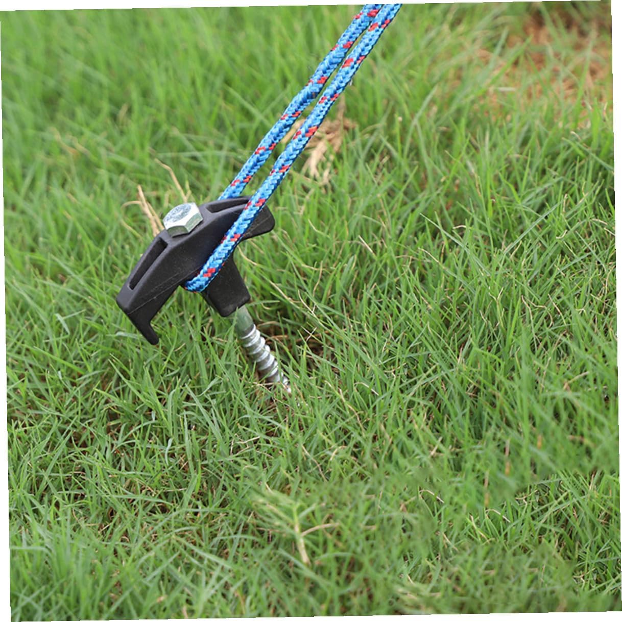 DOITOOL Heavy Duty Steel Tent Stakes Camping Ground Pegs 22pcs Set Windproof Outdoor Shelter Anchors for Hiking and Camping