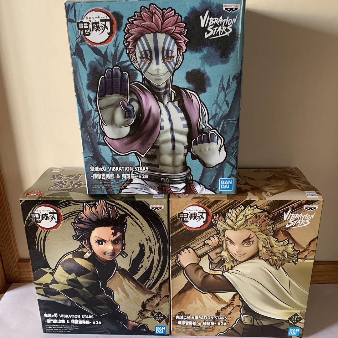 即決歓迎　鬼滅の刃　煉獄杏寿郎　猗窩座　甘露寺蜜璃　フィギュア箱あり　3点セット 鬼滅の刃XrossLinkフィギュア