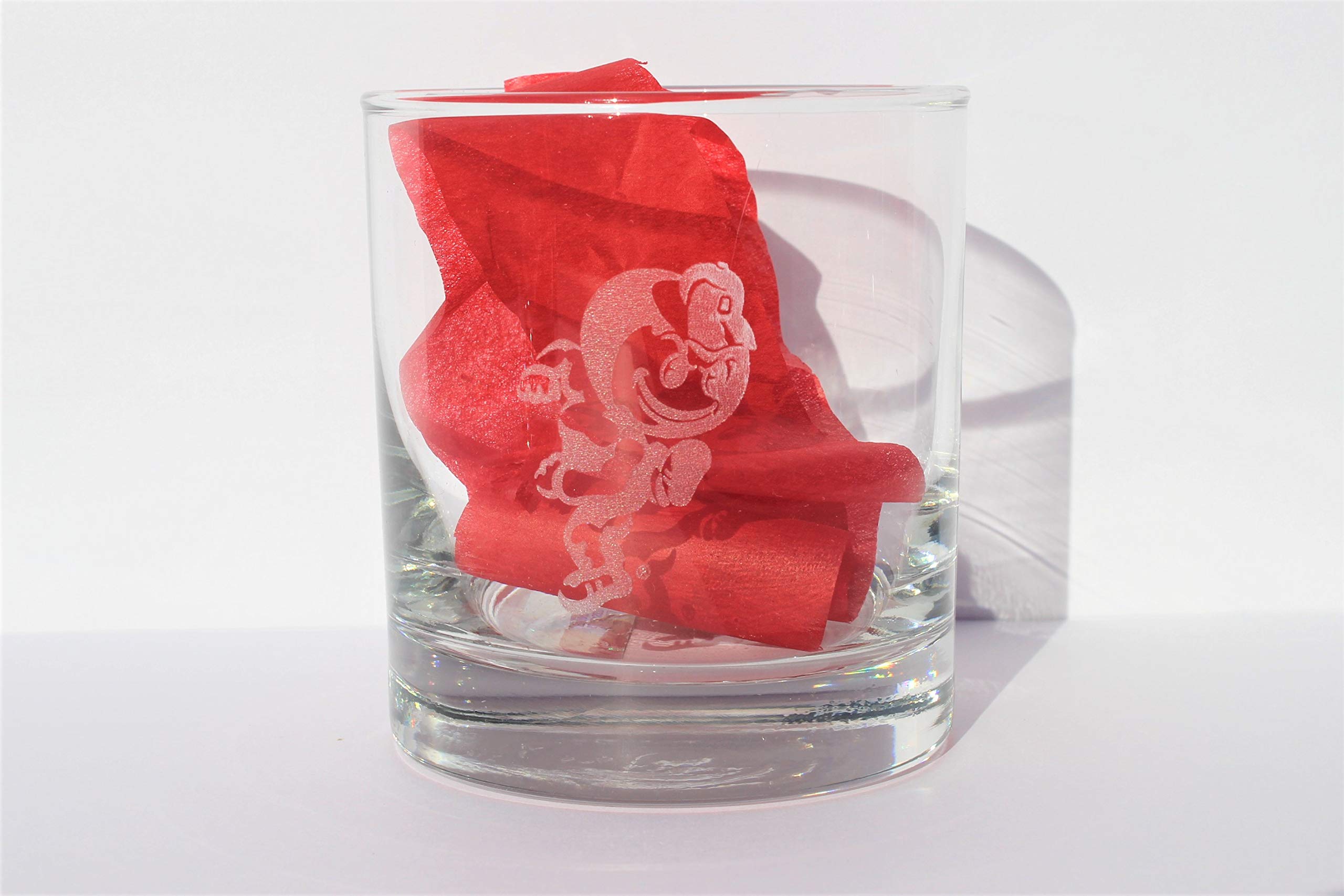 Etchin' Good Times Ohio State Rocks Glass (Set of 4)