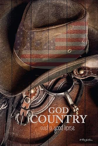 Posterazzi PDXRLV641SMALL God Country - Impresión fotográfica (13.8 x 23.6 in), multicolor