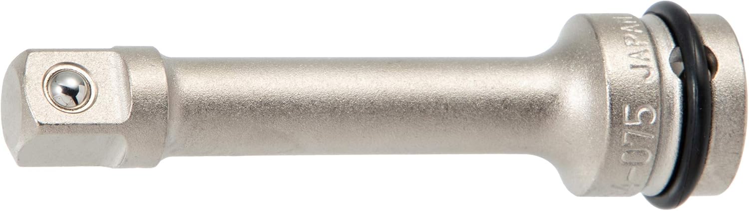 Tone NE34-075 Extension Bar for Impact (Ball Type) 3/8 in (9.5 mm) Drive Angle: Total Length: 3.0 in (75 mm)
