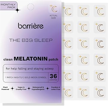 barriere The Big Sleep Melatonin Patches - 36 Count, Gold Moon