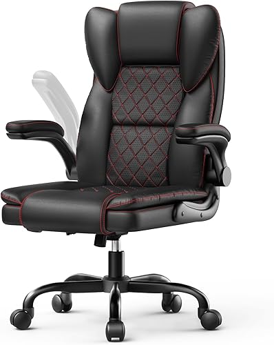 Silla de oficina grande y alta, sillas ejecutivas con reposabrazos ajustables y soporte lumbar, silla ergonómica de respaldo alto, silla de