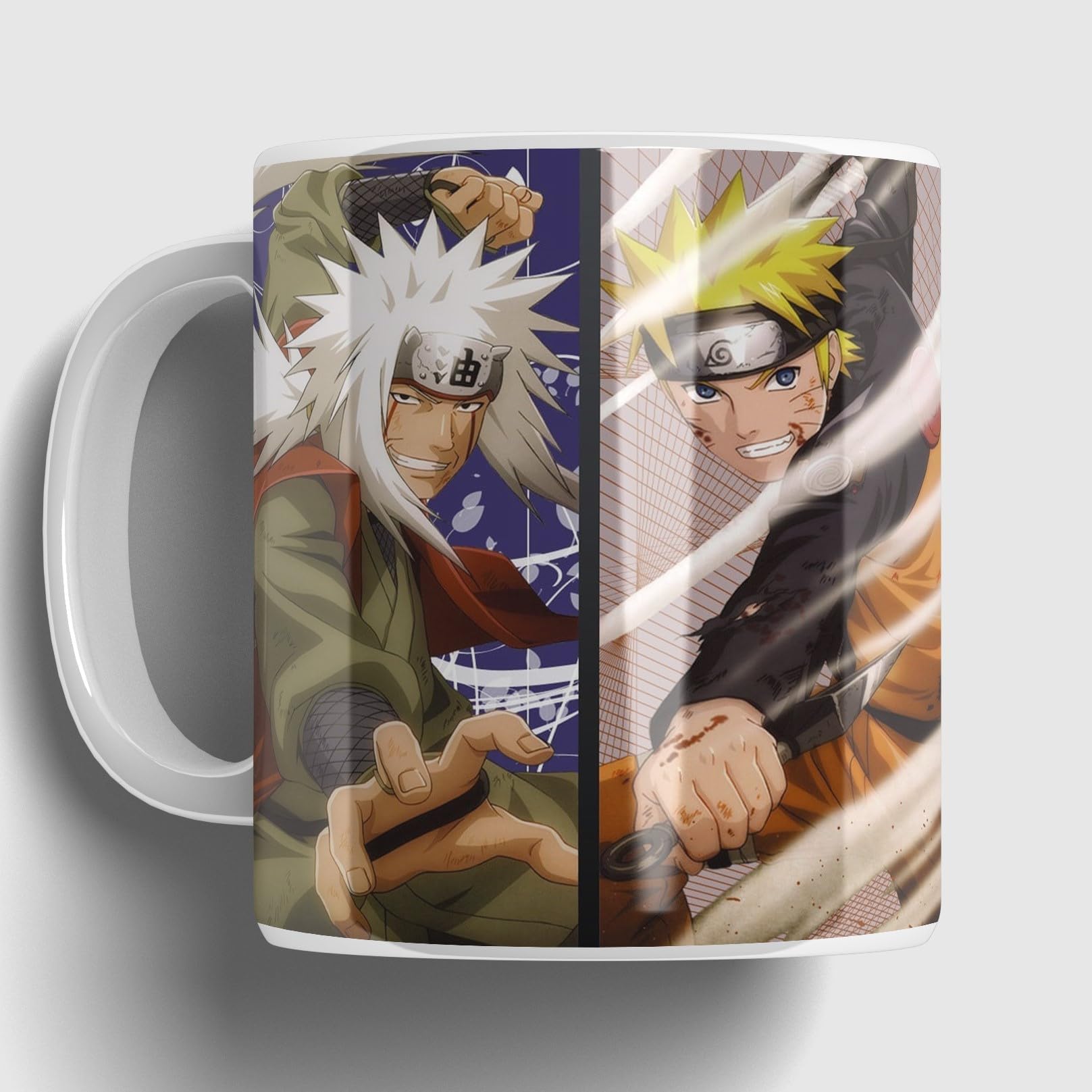 TheGens Naruto Ceramic Coffee Cup | Naruto Anime Print Mug Gift for Boys, Girls, Birthday, Anime Fans and Coffee Lovers | 350 Milliliter
