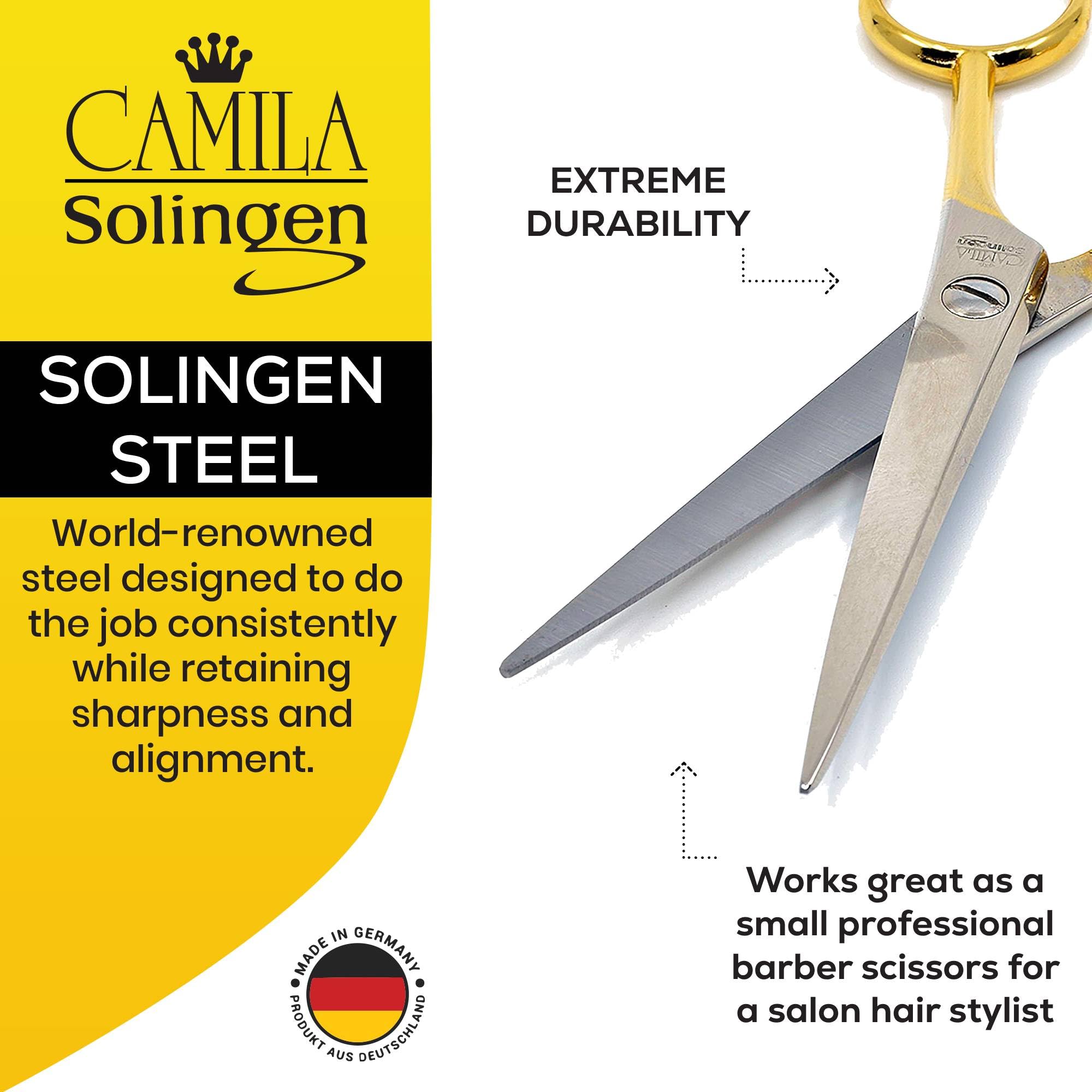 Amazon.com : Camila Solingen CS45 Hair Scissors Professional 4.5