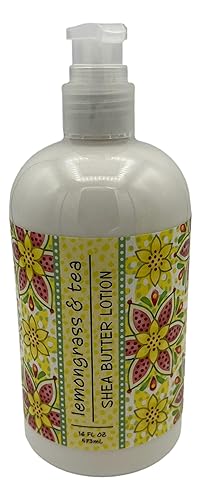 Miniatura 3 de Greenwich Bay Trading Co, Lemongrass and Tea, juego de jabón de manos y loción de manteca de karité, 16 onzas cada uno