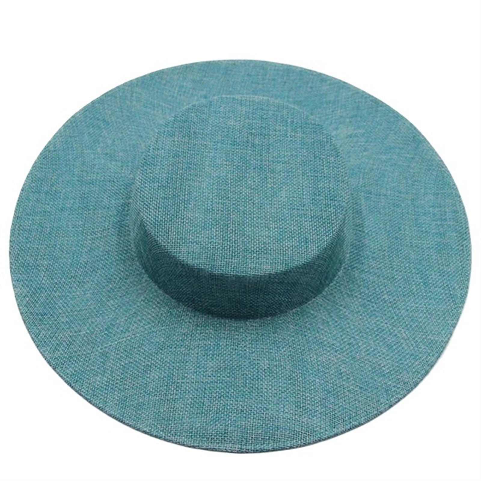 UALXPAO Wedding Hats 31CM Fascinates Base Big Cap Wedding Millinery Supplies DIY Hair Accessories Hat Women Church Headpiece for Tea Party,Weddings(Color2)