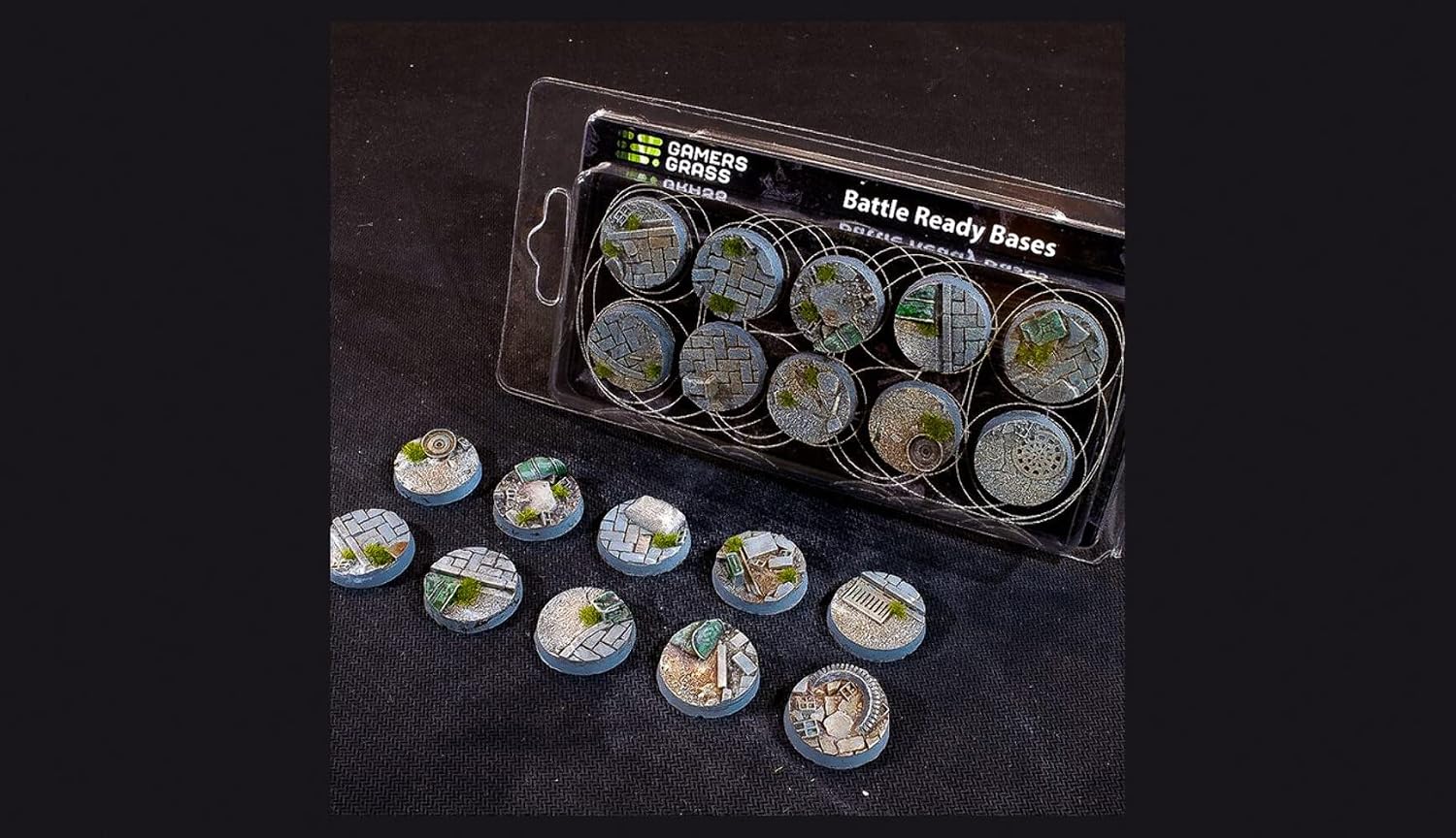 Bases - Urban Warfare, Round 25mm (x10)