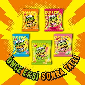 Jelibon Sour Patch Kids Şeftali Aromalı Şekerleme 160g