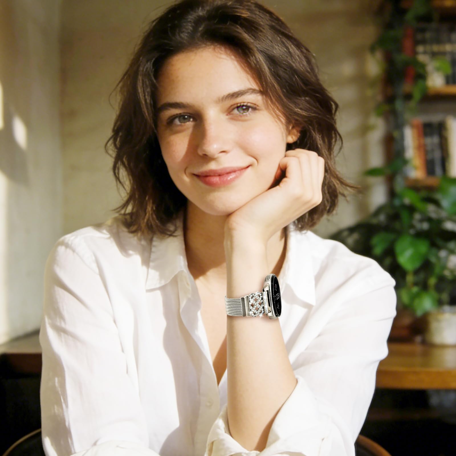 Bling Mesh Loop Smartwatch-Armband