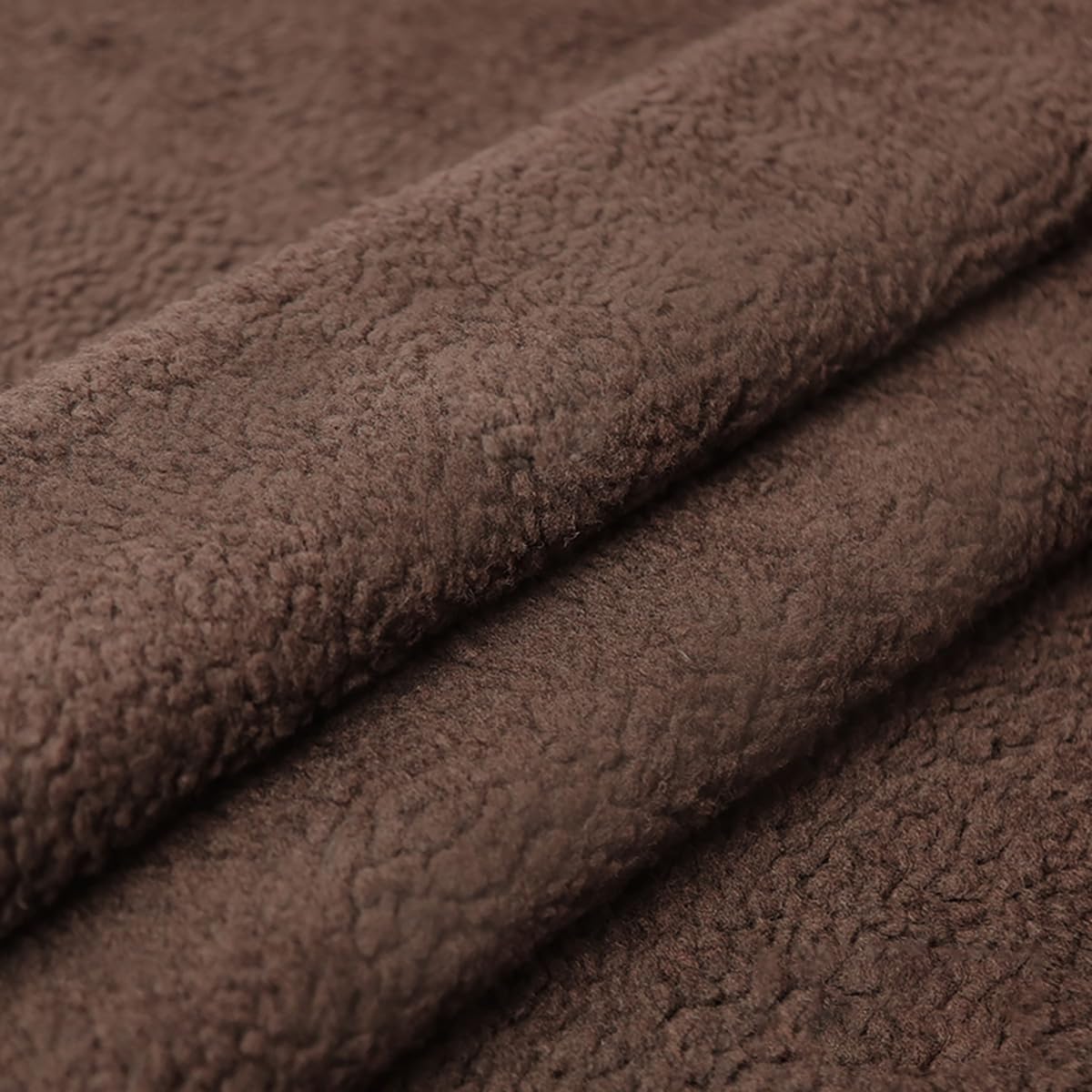Shaggy Sherpa Fabric 160x50cm Thick Faux Fleece Fur Fabric Plush Lambskin for Lining Thermal Lined Material Throw Blanket Couch Sofa DIY Craft Costume Decoration(Color:1 Off White)