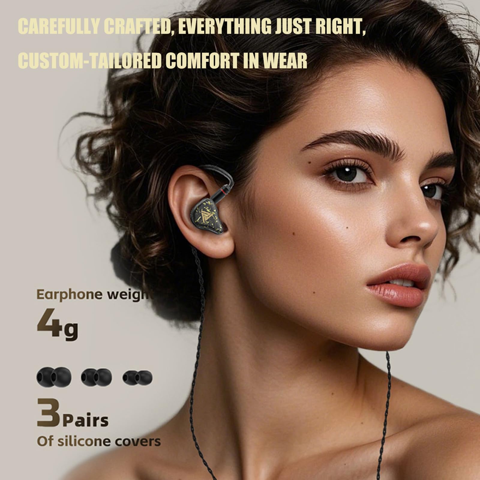 Cuffie intrauricolari con risoluzione per smartphone con bassi ricchi HiFis bassi