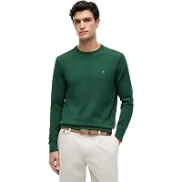 Tommy Hilfiger Uomo Pullover Essential Cotton con Scollo Rotondo