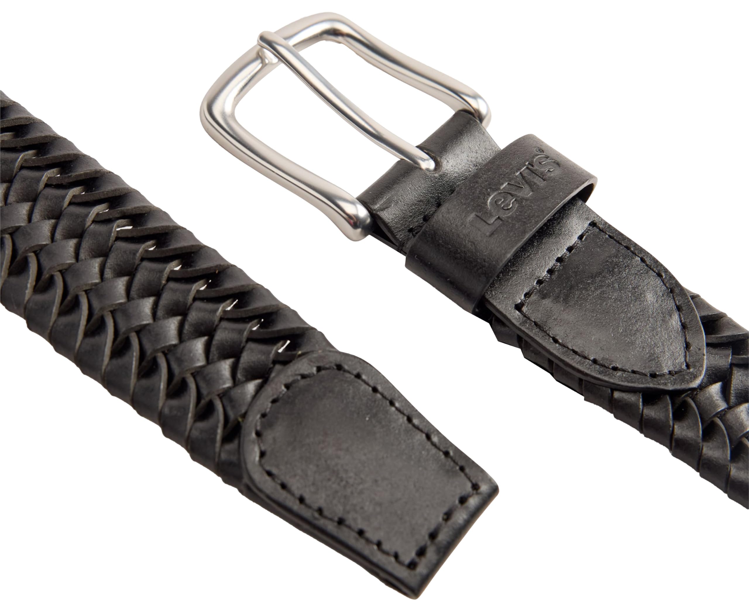 Levi's 004C5-0000 RED TAB MAINLINE COMPOSITION LEATHER BELT Men's 75 – Ansicht 5