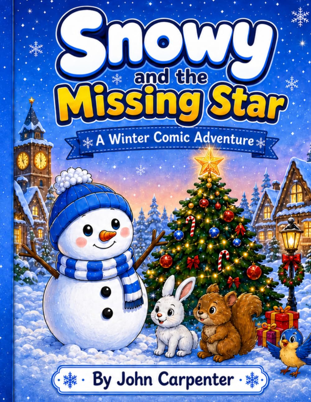 Snowy and the Missing Star: A Winter Comic Adventure