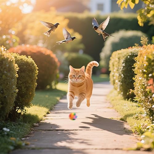 Miniatura 4 de 20 bolas de felpa suave para gatos, 1.2 pulgadas, coloridos juguetes de pompón de gato, bolas de juguete para gatos arcoíris, bolas de gatito,