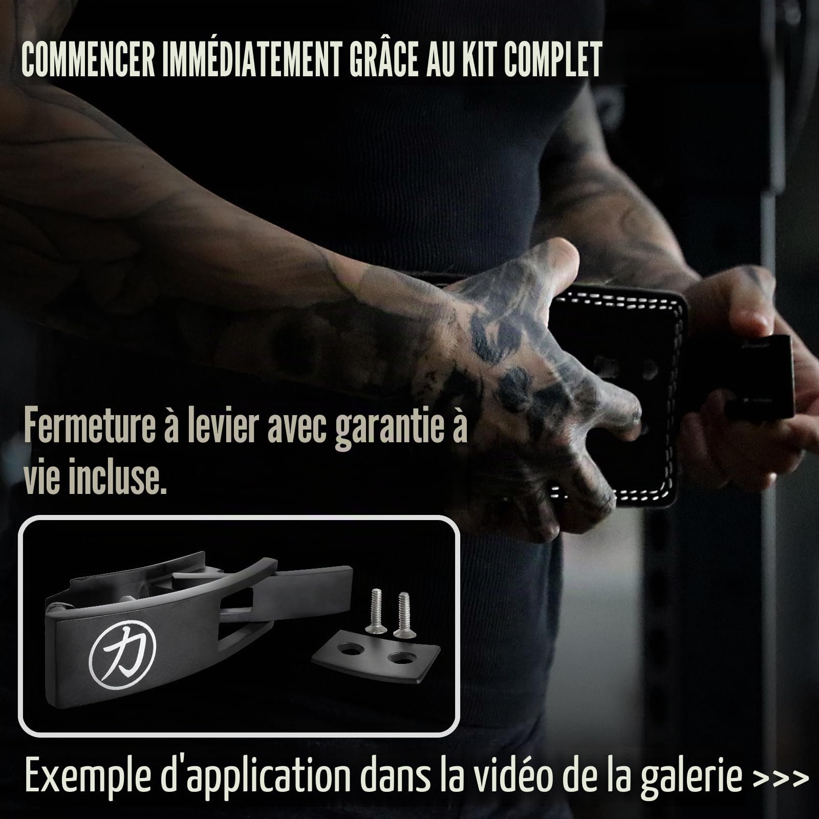Strength Shop Ceinture de force musculation 13 mm avec boucle à levier, Certifié IPF, ceinture musculation homme et femme, robuste et durable, stabilise le tronc et la colonne pendant l'entraînement