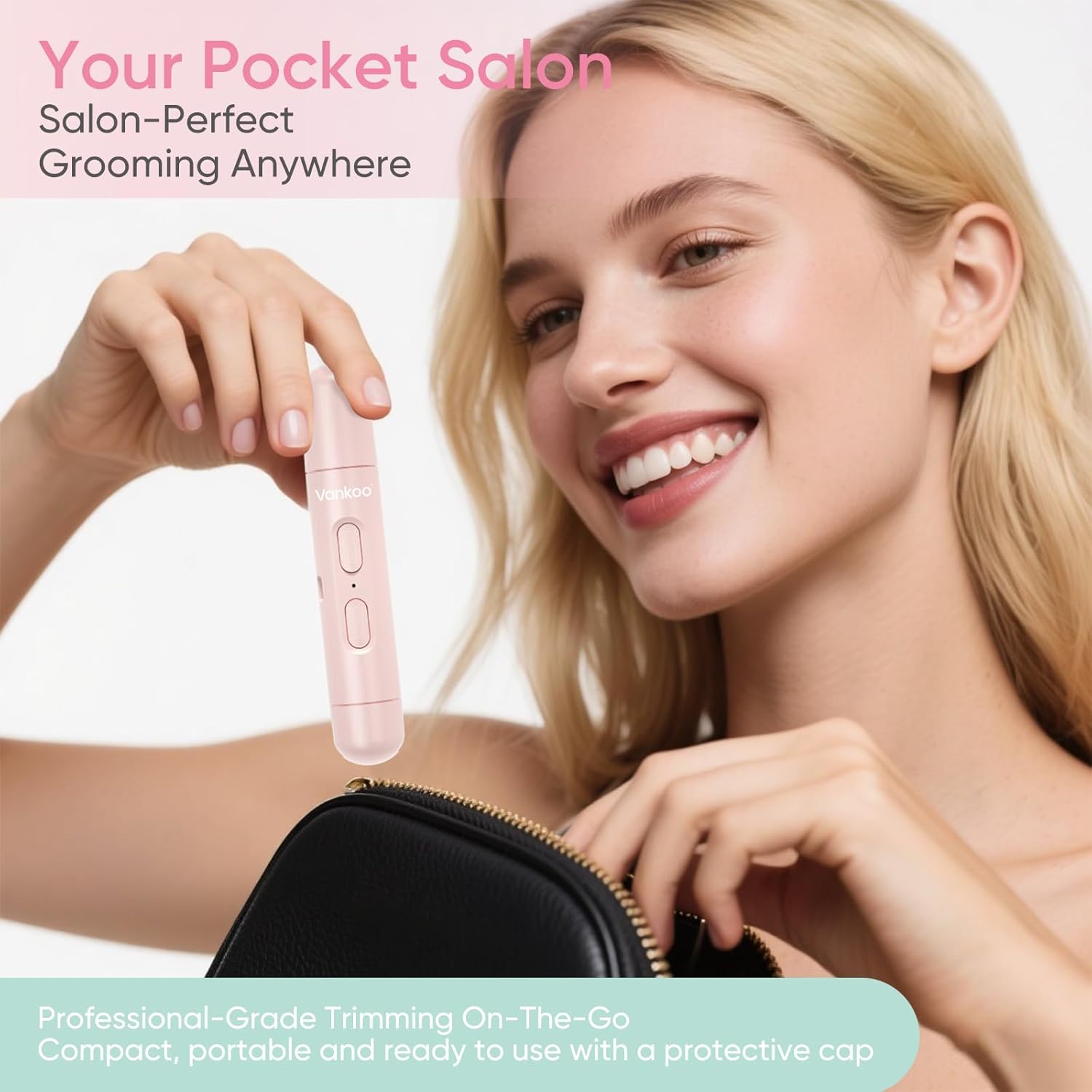 Facial Hair Remover & Eyebrow Trimmer - 2 in 1 Eyebrow & Face Shaver for Women - Rechargeable Face Razors for Women with Built-in LED Lights - Painless Hair Removal for Flawless Skin & Makeup - Image 6