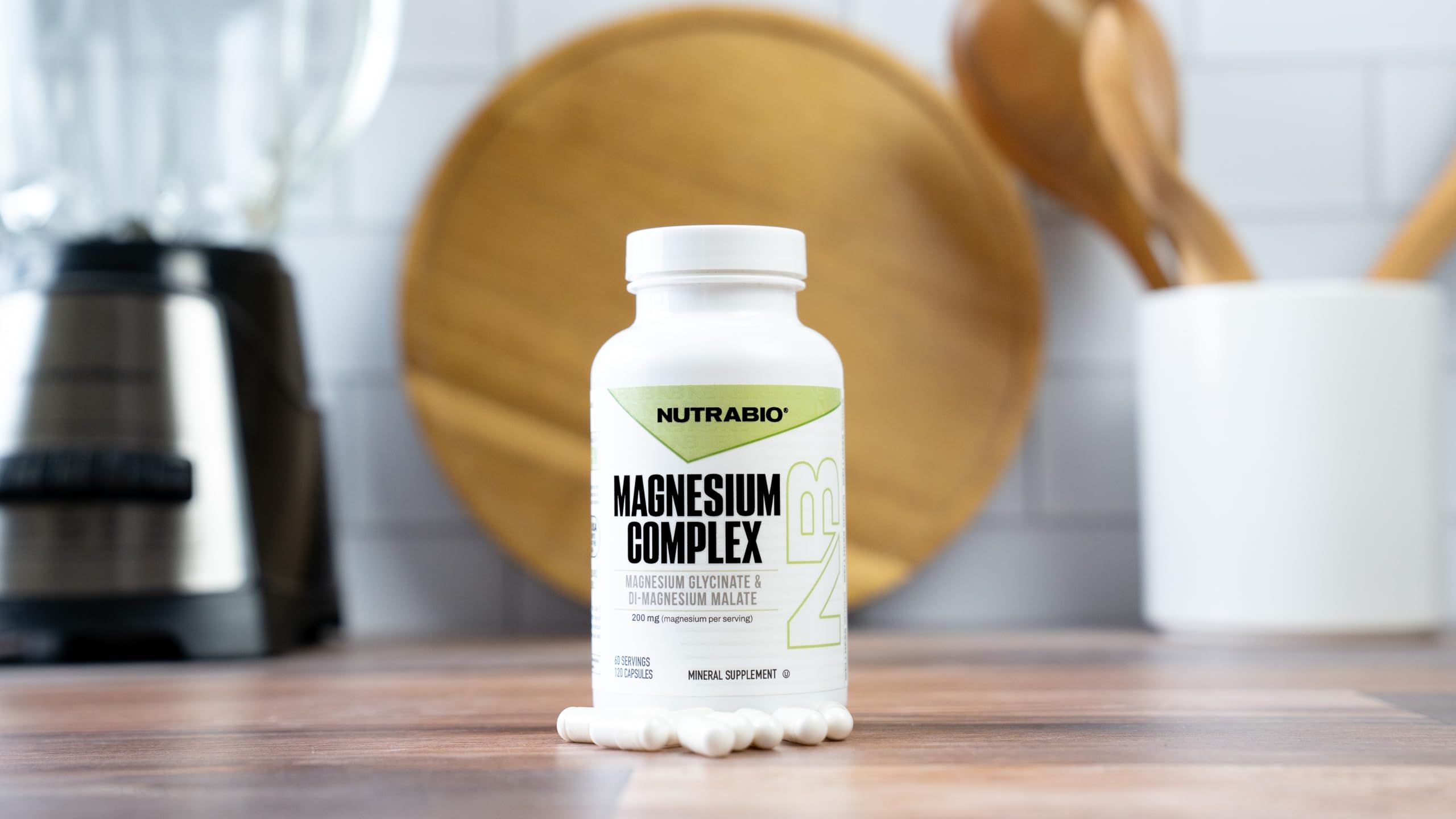 NutraBio Magnesium Complex Supplement, Magnesium Glycinate for Sleep, Biglycinate, D-Magnesium Malate, Muscle & Nerve Support, for Men and Women, 120 Vegetable Capsules — Amazon image 4