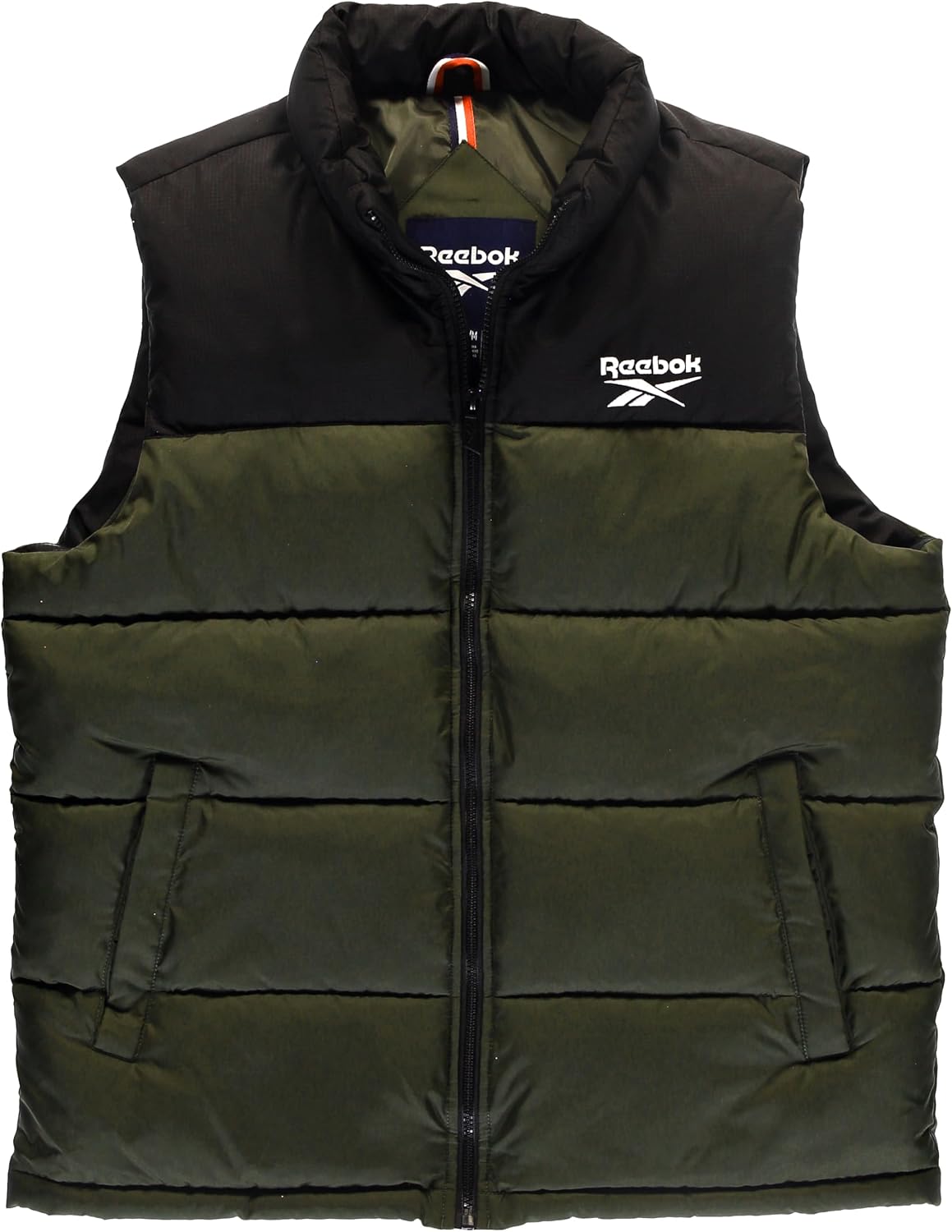 Reebok Mens Puffer Vest for Winter, Lightweight Down Alternative, Men's Outerwear Vests, Winter Vest for Men, Puffy Vest