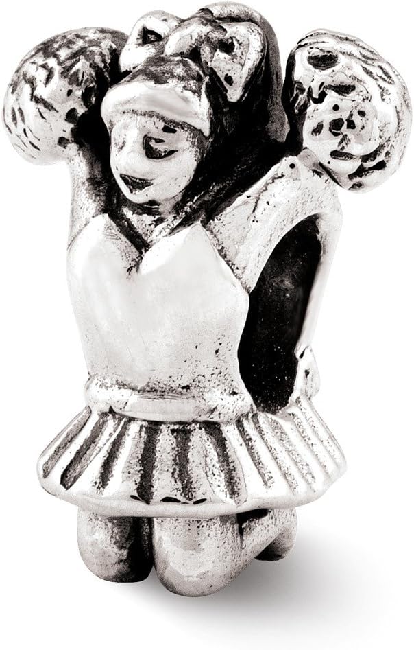 Sterling Silver Reflections Cheerleader Bead