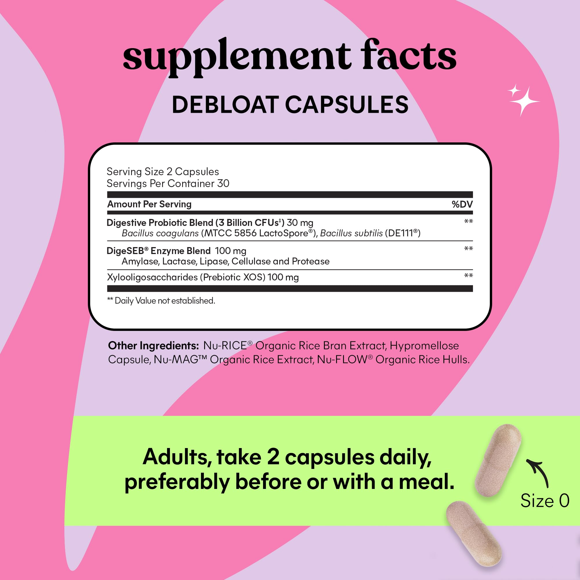 Lemme Debloat Probiotic Capsules for Bloating & Gas Relief, 30-Day Supply — Amazon image 5