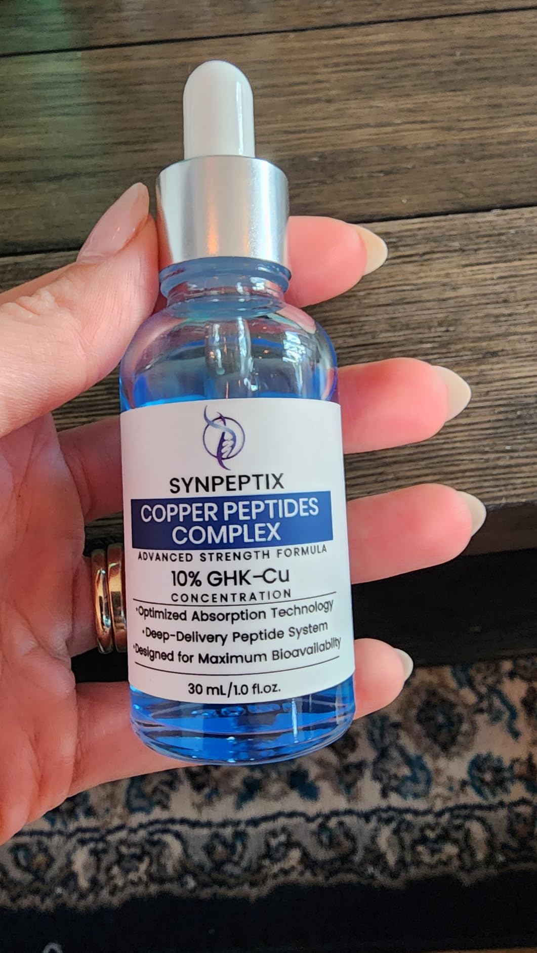 Generic Copper Peptide Serum 10% (GHK-Cu) with Hyaluronic Acid & Niacinamide – Anti-Aging Face Serum for Wrinkles, Fine Lines, Firming & Hydration – Collagen Boosting Skincare for Women & Men – 30ml