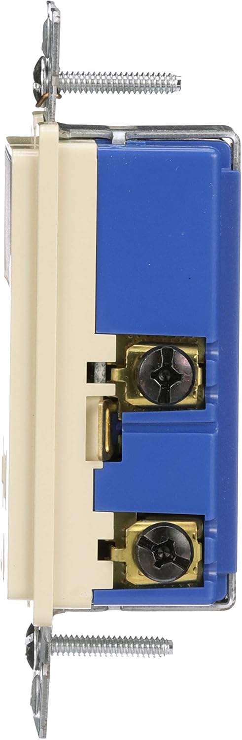 Eaton TR7735V-BOX Wiring Arrow Hart Receptacle/Night Lights, Dimmable Leds, Ivory