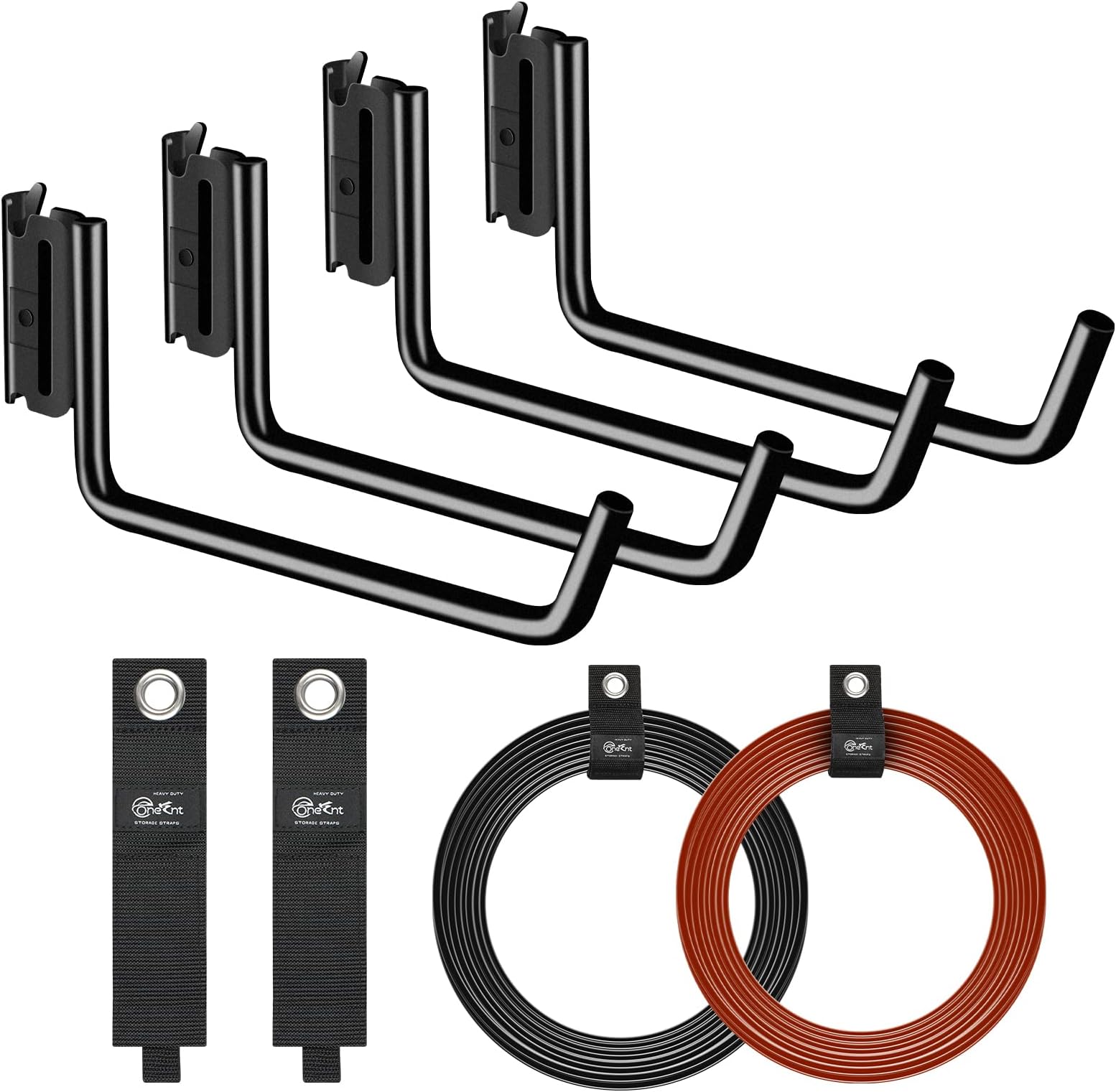 8Pcs J Hooks for E Track Systems,Steel J Hook Tie Down