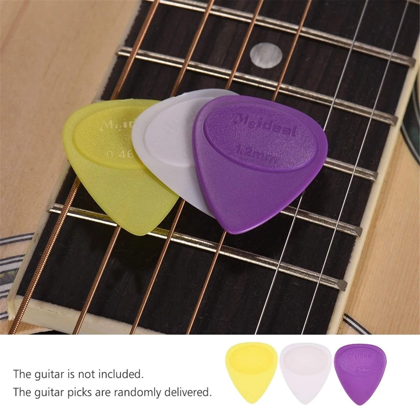 BAtlam Capotasto per Chitarra elettrica Acustica Capotasto per Chitarra elettrica con Porta Plettri (Color : Black, Size : One Size) (Black One Size)