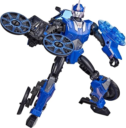Transformers Toys Generations Legacy Deluxe Prime Universe Arcee Figura de acción – Niños a partir de 8 años, 5.5 pulgadas