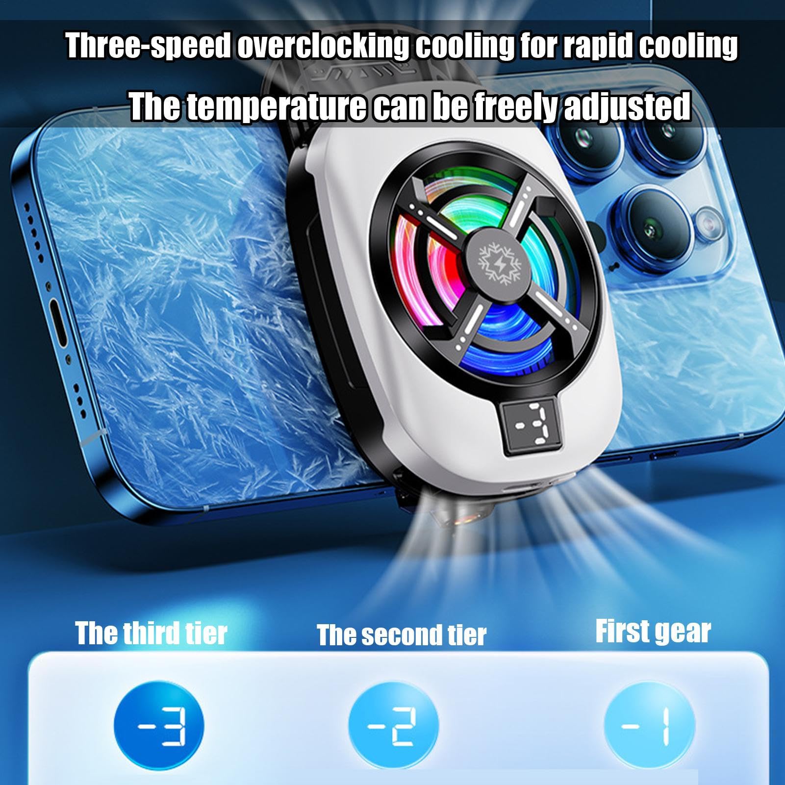 Mivceklw Telefono Cooler, Accessory, Cellphone Heatsink, Ultra Fast