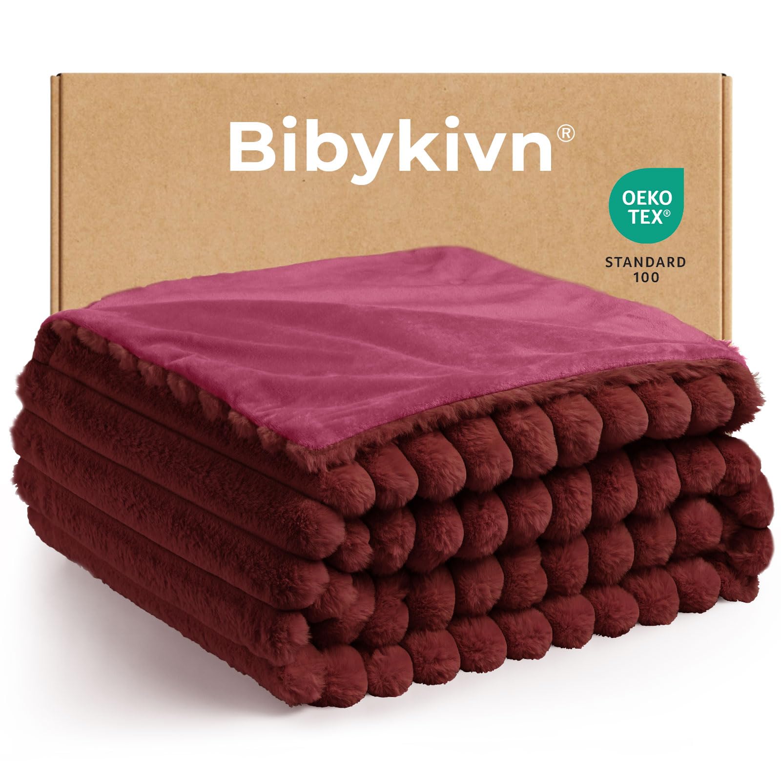 Przytulny koc 100 x 160 cm – puszysty koc, miękki koc polarowy, koc na sofę, miękki, ciepły koc narzutowy, super miękki koc do mieszkania, uniwersalny koc na sofę, do salonu, na łóżko