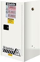 Vista 19 de Justrite Gabinete de almacenamiento inflamable para encimera de cierre manual de 12 galones, acero de calibre 18, 1 estante, gabinete de fuego de 1