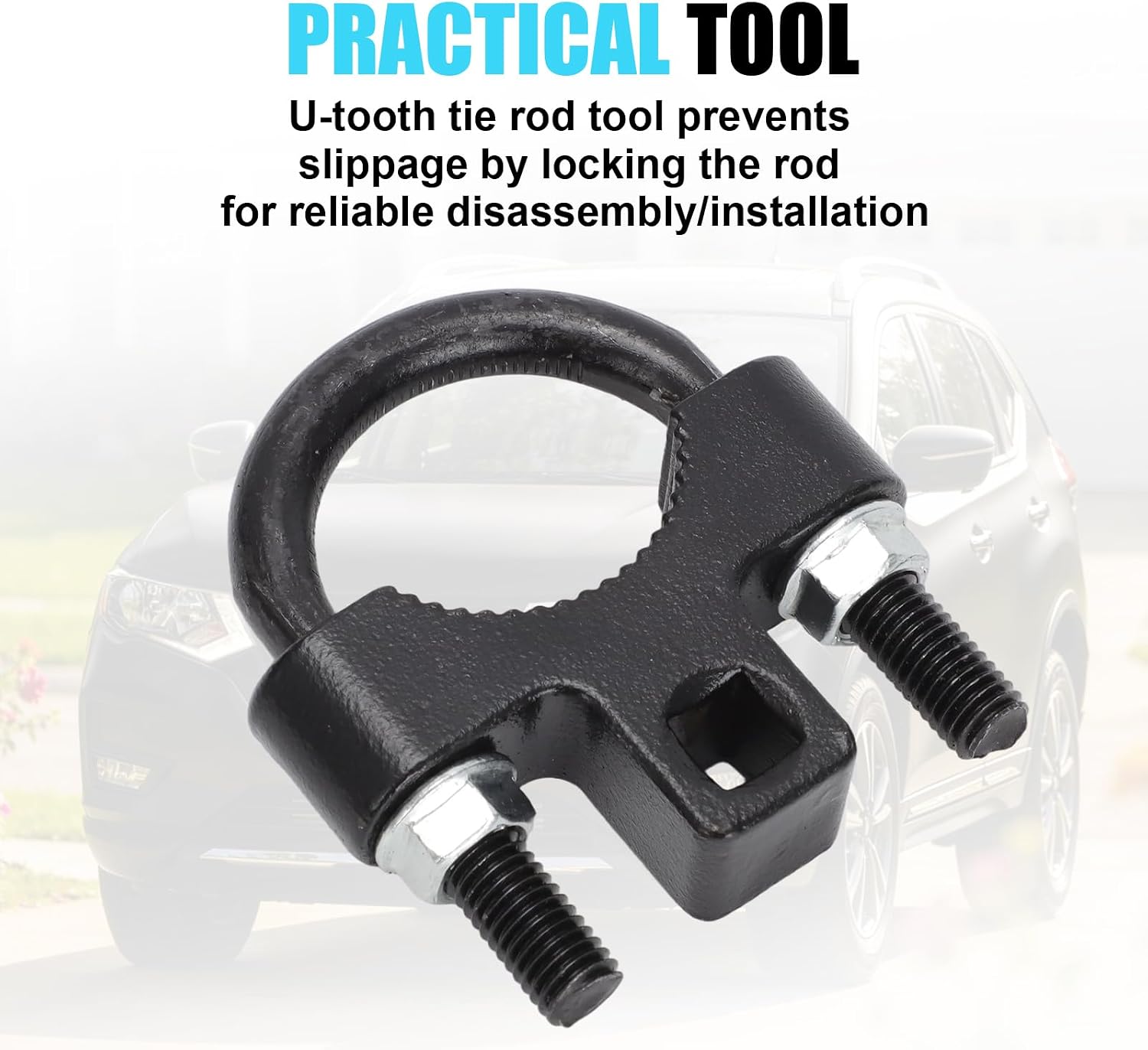 Front Inner Tie Rod End + Removal Tool Kit for 2021 2022 2023 2024 2025 Nissan Rogue (S/SL/SV, Not Sport) - Complete Steering Repair Set with U-Shaped Removal Tool for Easy Installation