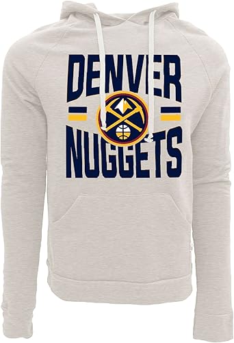 Miniatura 2 de Blue 84 Sudadera con capucha de triple mezcla con licencia oficial de la NBA Basketball Stars Oatmeal