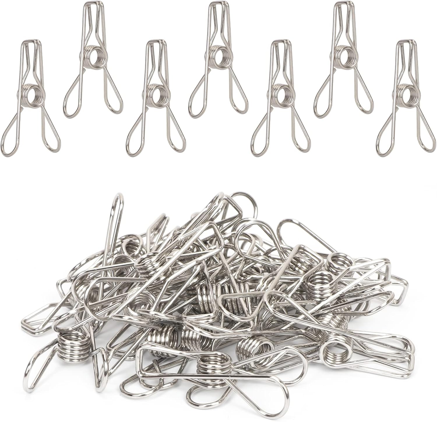 FYY Clothes Pins Chip Clips Wire Clothespins (30 Pack) Bulk