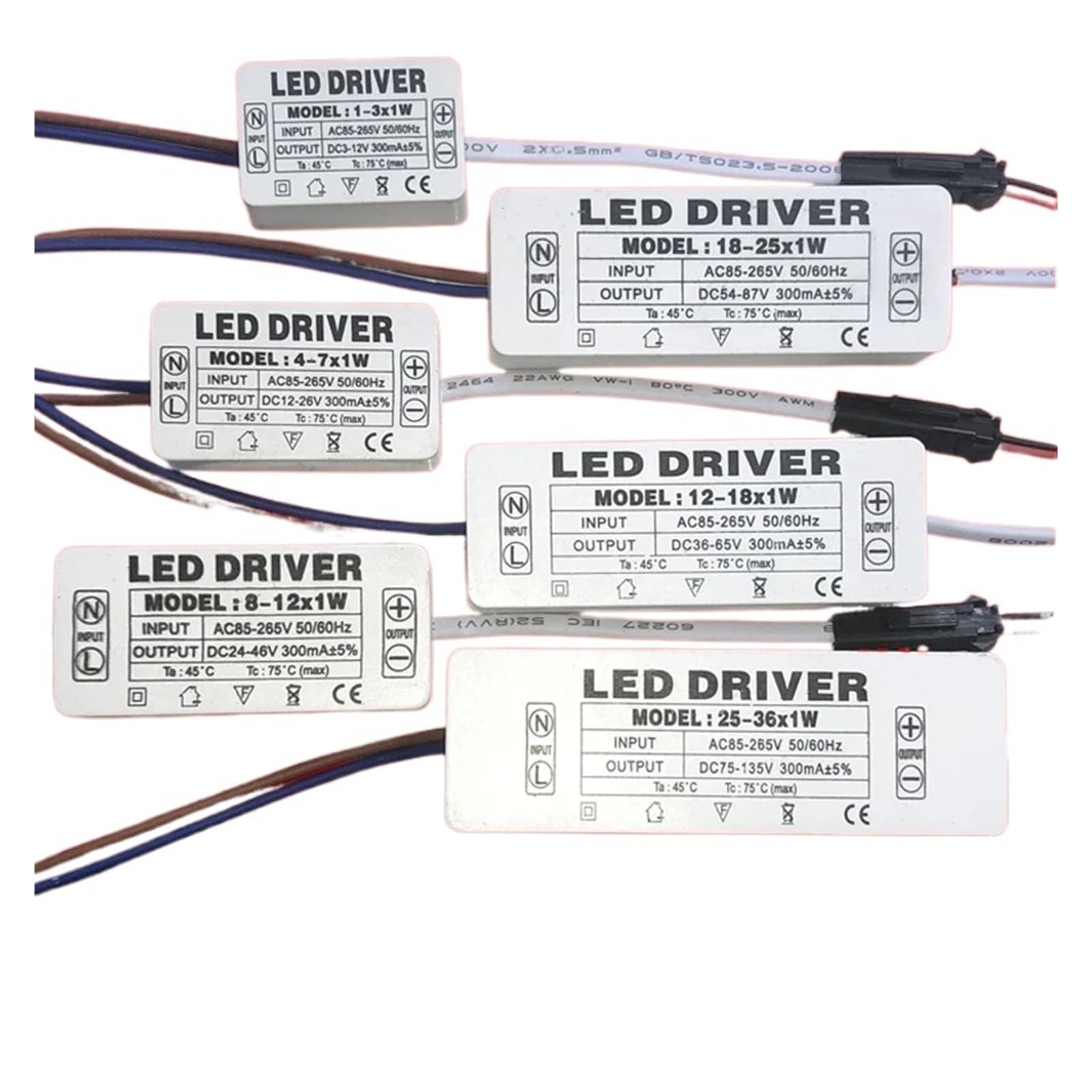 Adaptateur de pilote LED 12W 18W pour créer une ambiance lumineuse stable de salon
