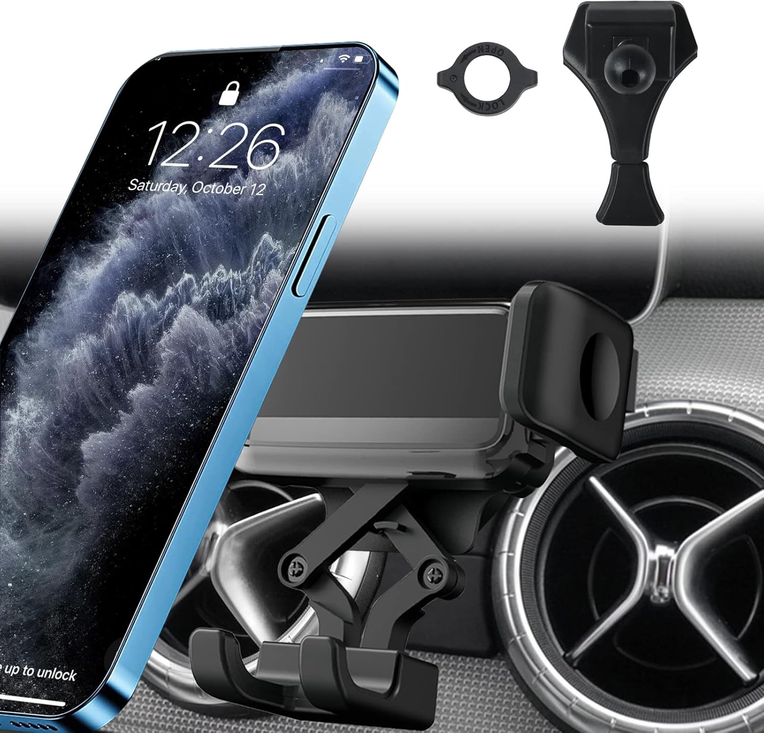 Ruiya Car Mobile Phone Holder for M*ercedes AClass W176/CLA C117 2013