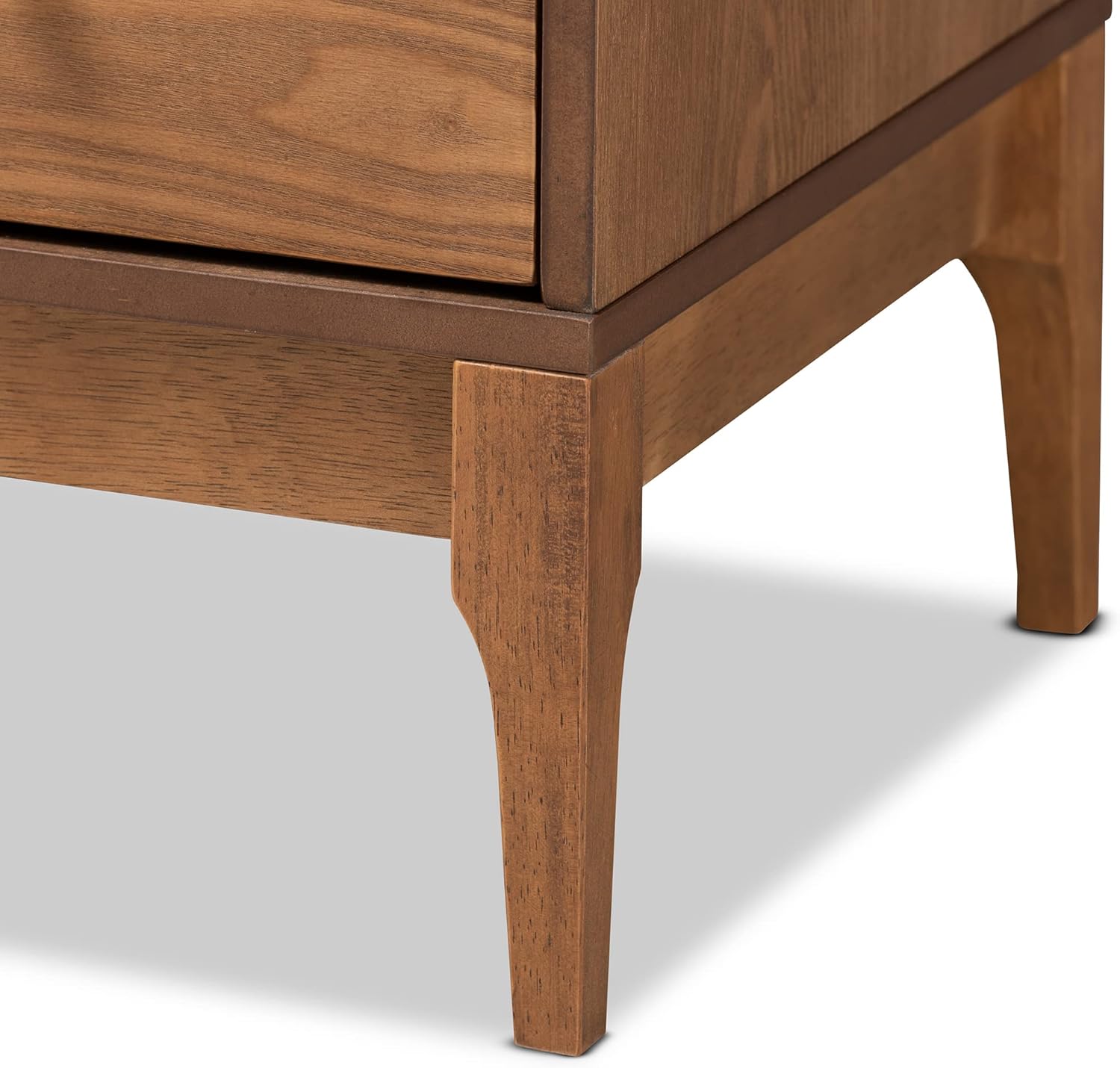 Baxton Studio Ramiel Sideboard and Server, One Size, Natural Brown/Gold